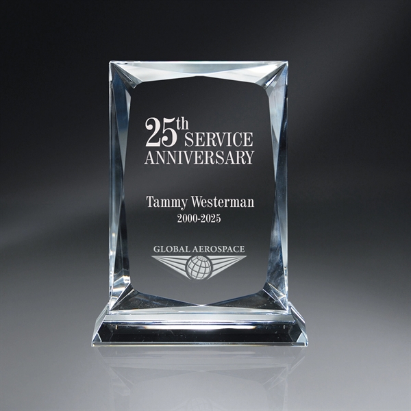 Deep Beveled Back Award on Base - Large