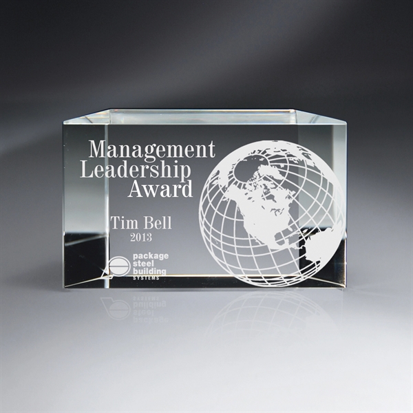 Freestanding Beveled Back Award - Large