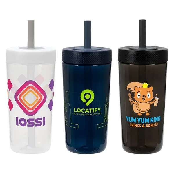 Havana 22 oz Recycled Polypropylene Tumbler with Silicone St