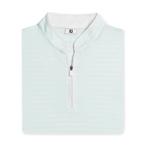 FootJoy Women's Zip-Front Stripe Shirt
