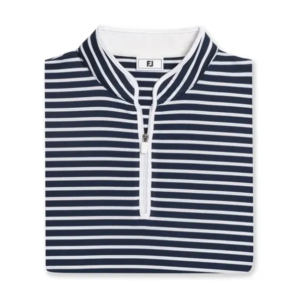 FootJoy Women's Zip-Front Stripe Shirt