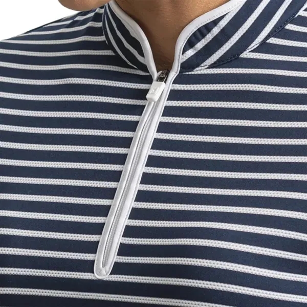 FootJoy Women's Zip-Front Stripe Shirt