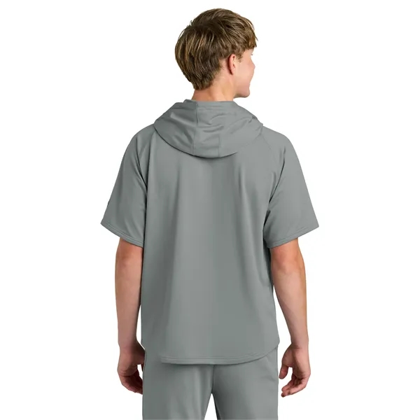 Richardson Charge Performance Fleece Short Sleeve Hoodie