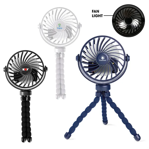 LumiFlex Mini Fan & Light