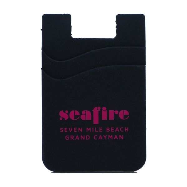 Custom Double Pocket Silicone Wallet