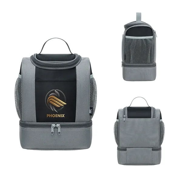 Custom Americana RPET 2-Compartment Lunch Cooler Bag