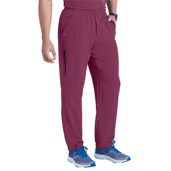Barco One Men's Elastic Waist Athletic Jogging Scrub Pant - Barco One Men's Elastic Waist Athletic Jogging Scrub Pant - Image 8 of 11