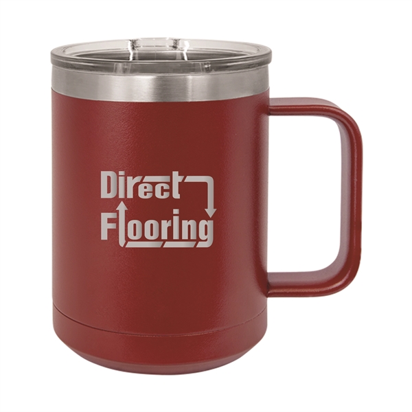 Polar Camel 15oz. Stainless Steel Coffee Mug - Polar Camel 15oz. Stainless Steel Coffee Mug - Image 5 of 36