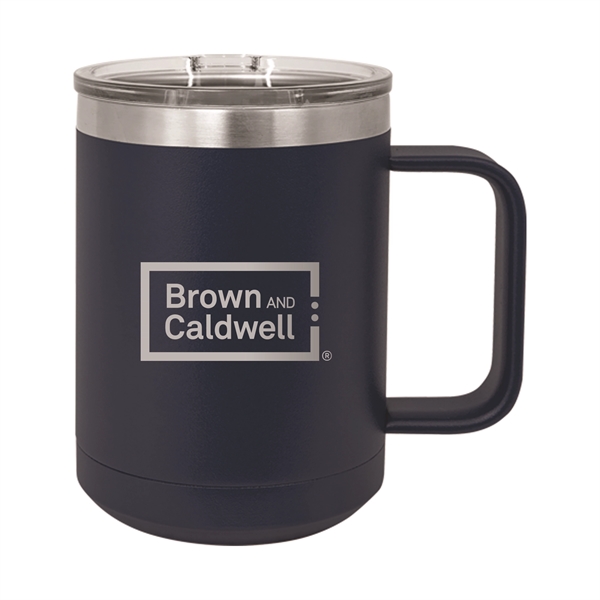 Polar Camel 15oz. Stainless Steel Coffee Mug - Polar Camel 15oz. Stainless Steel Coffee Mug - Image 9 of 36