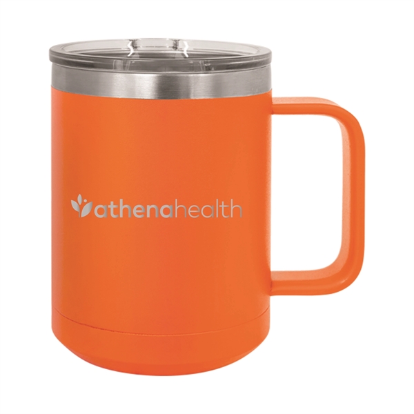 Polar Camel 15oz. Stainless Steel Coffee Mug - Polar Camel 15oz. Stainless Steel Coffee Mug - Image 7 of 36