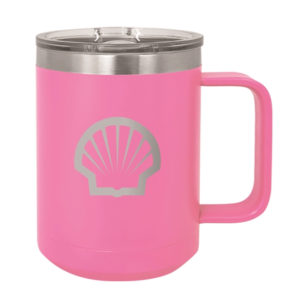 Polar Camel 15oz. Stainless Steel Coffee Mug - Polar Camel 15oz. Stainless Steel Coffee Mug - Image 21 of 36