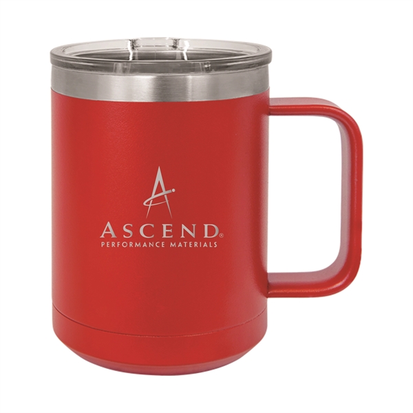 Polar Camel 15oz. Stainless Steel Coffee Mug - Polar Camel 15oz. Stainless Steel Coffee Mug - Image 25 of 36
