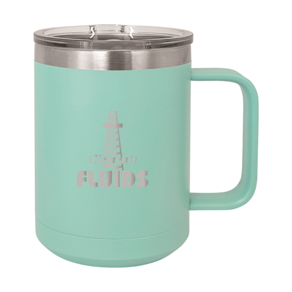 Polar Camel 15oz. Stainless Steel Coffee Mug - Polar Camel 15oz. Stainless Steel Coffee Mug - Image 19 of 36