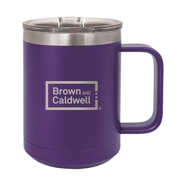 Polar Camel 15oz. Stainless Steel Coffee Mug - Polar Camel 15oz. Stainless Steel Coffee Mug - Image 13 of 36
