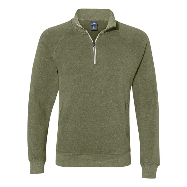 J. America Men's Triblend Quarter-Zip Sweatshirt