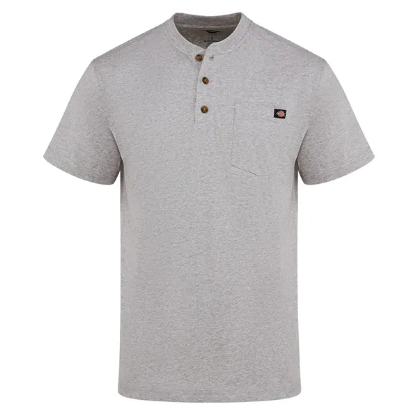 Dickies Men's Heavyweight Traditional Short Sleeve Henley
