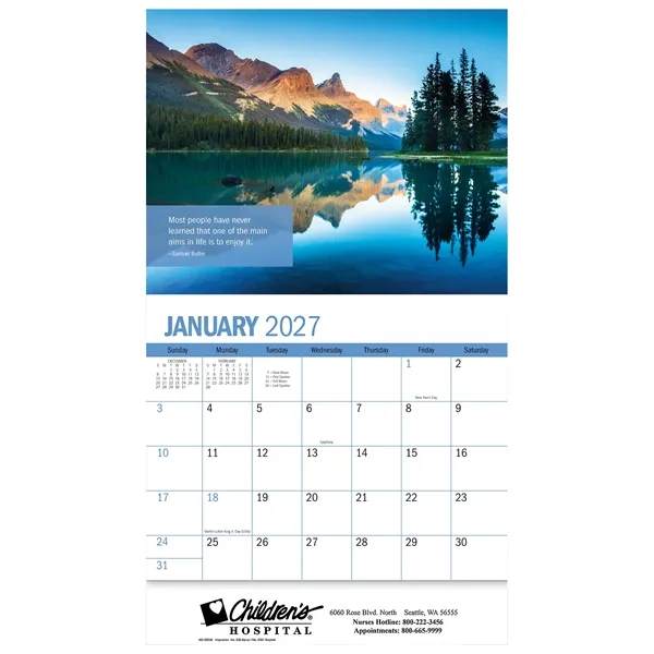 Inspiration Wall Calendar: 2027 Stapled