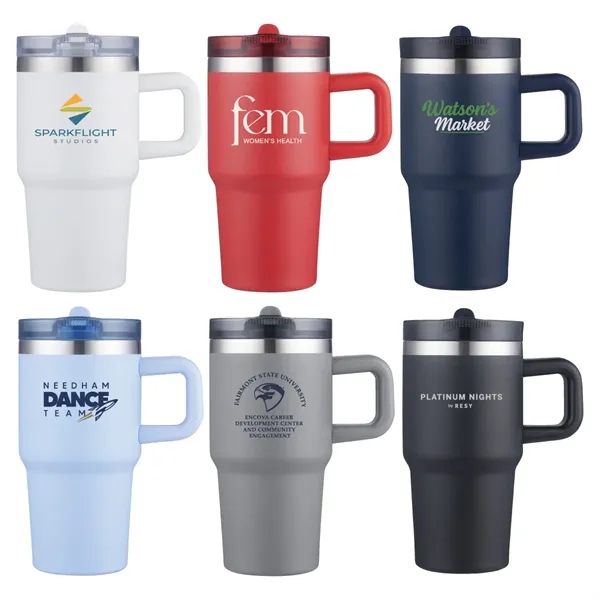 20 oz. Vacuum Insulated Tumbler Mug w/ Handle