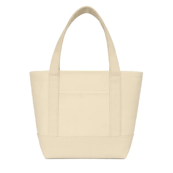 Custom 14 oz. Mini TJ Canvas Tote Bag