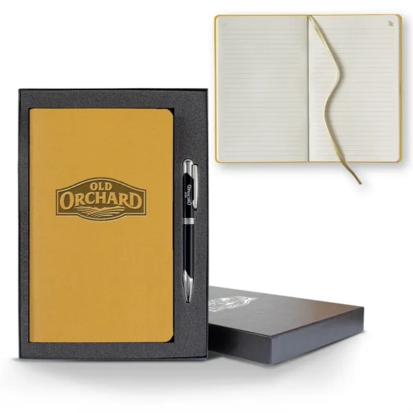 ApPeel Slim Medio Lined Apple Page Journal Gift Set