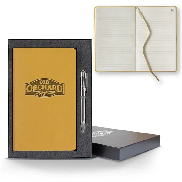 ApPeel Slim Medio Lined Apple Page Journal Gift Set