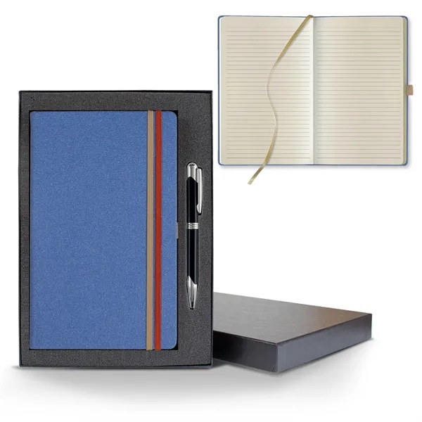 Bi Band Medio Lined Ivory Page Journal Gift Set