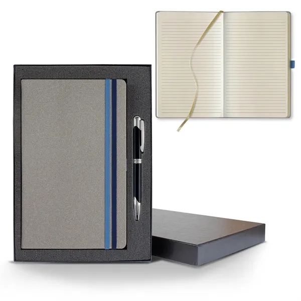 Bi Band Medio Lined Ivory Page Journal Gift Set