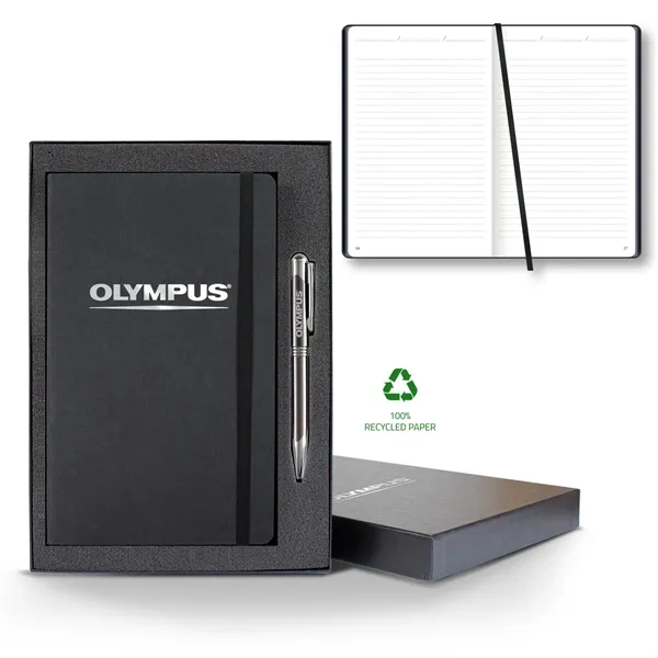Carapace Medio Lined Recycled White Page Journal Gift Set