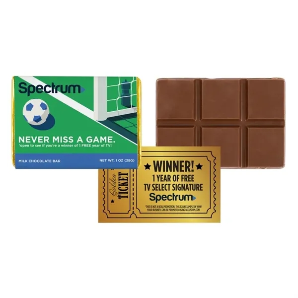 Soccer 1 oz Custom Wrapper Bars