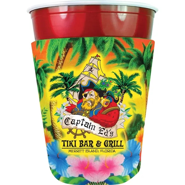 Custom The Party Cup® Full-Color Scuba Can Cooler