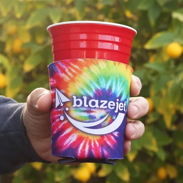 The Party Cup® Full-Color Scuba Can Cooler