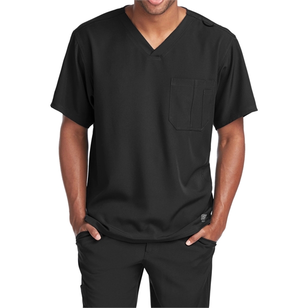 Barco Skechers Men's Structure V-Neck Chest Pocket Scrub Top - Barco Skechers Men's Structure V-Neck Chest Pocket Scrub Top - Image 0 of 14