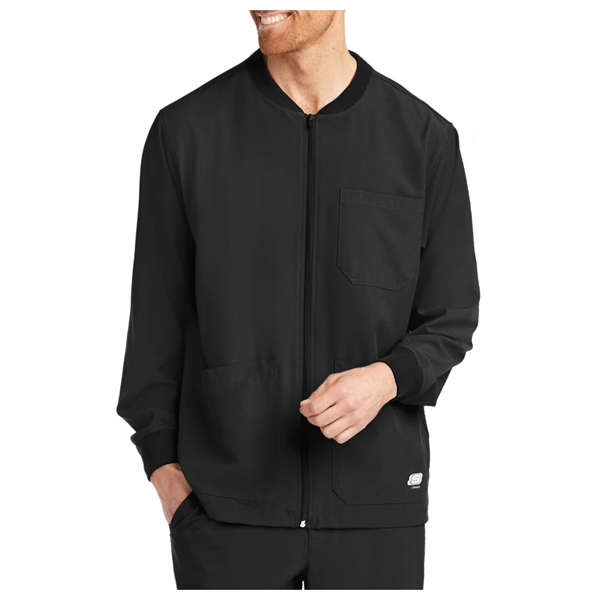 Barco Skechers Men's Structure Zip Front Sport Scrub Jacket - Barco Skechers Men's Structure Zip Front Sport Scrub Jacket - Image 0 of 16