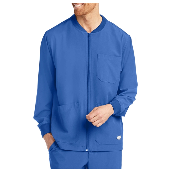 Barco Skechers Men's Structure Zip Front Sport Scrub Jacket - Barco Skechers Men's Structure Zip Front Sport Scrub Jacket - Image 1 of 16