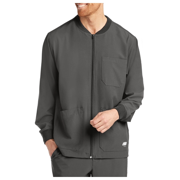 Barco Skechers Men's Structure Zip Front Sport Scrub Jacket - Barco Skechers Men's Structure Zip Front Sport Scrub Jacket - Image 5 of 16