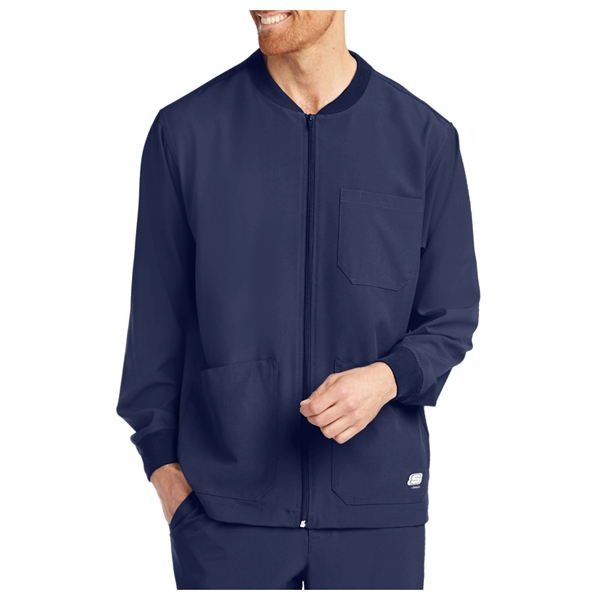 Barco Skechers Men's Structure Zip Front Sport Scrub Jacket - Barco Skechers Men's Structure Zip Front Sport Scrub Jacket - Image 10 of 16
