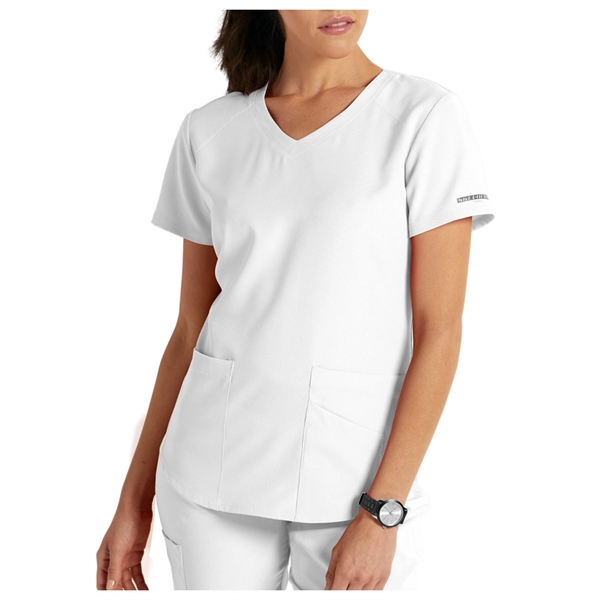 Barco Skechers Women's Vitality V-Neck Solid Scrub Top - Barco Skechers Women's Vitality V-Neck Solid Scrub Top - Image 2 of 16