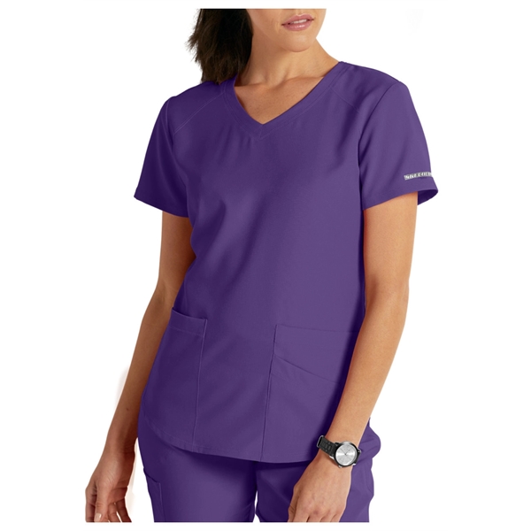 Barco Skechers Women's Vitality V-Neck Solid Scrub Top - Barco Skechers Women's Vitality V-Neck Solid Scrub Top - Image 3 of 16