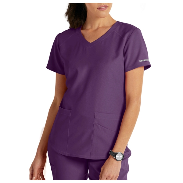 Barco Skechers Women's Vitality V-Neck Solid Scrub Top - Barco Skechers Women's Vitality V-Neck Solid Scrub Top - Image 4 of 16