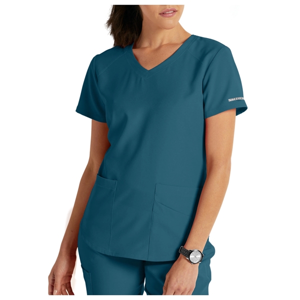 Barco Skechers Women's Vitality V-Neck Solid Scrub Top - Barco Skechers Women's Vitality V-Neck Solid Scrub Top - Image 6 of 16