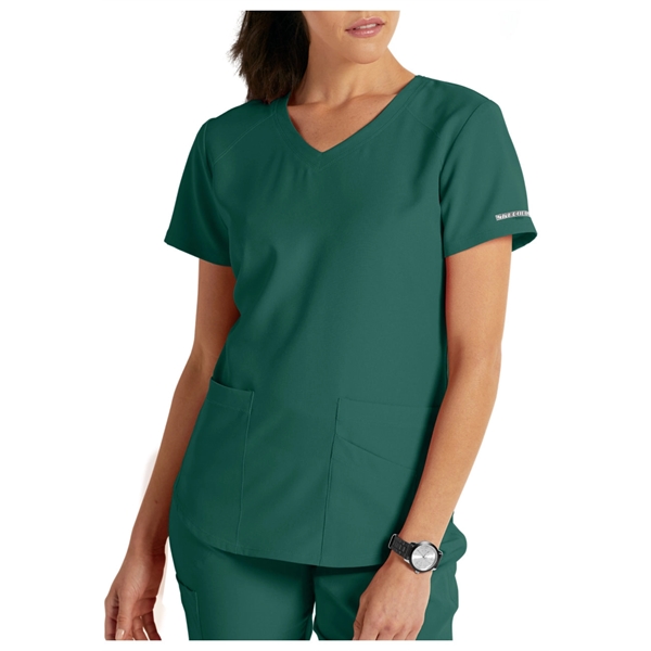Barco Skechers Women's Vitality V-Neck Solid Scrub Top - Barco Skechers Women's Vitality V-Neck Solid Scrub Top - Image 7 of 16