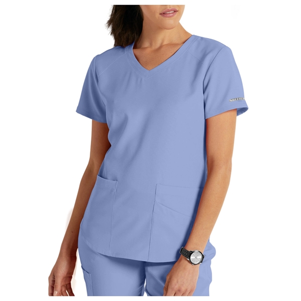 Barco Skechers Women's Vitality V-Neck Solid Scrub Top - Barco Skechers Women's Vitality V-Neck Solid Scrub Top - Image 9 of 16