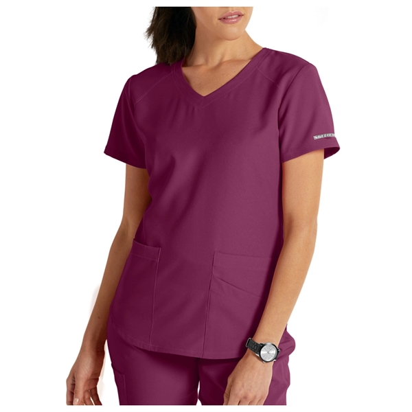 Barco Skechers Women's Vitality V-Neck Solid Scrub Top - Barco Skechers Women's Vitality V-Neck Solid Scrub Top - Image 11 of 16