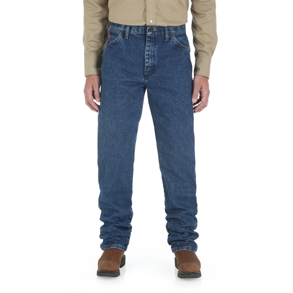 Wrangler® FR Flame Resistant Original Fit Jean - Stonewash - Wrangler® FR Flame Resistant Original Fit Jean - Stonewash - Image 0 of 1