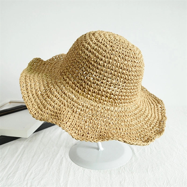 Summer Women Straw Sun Hat - Summer Women Straw Sun Hat - Image 2 of 2