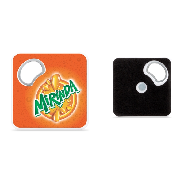 Magnetic Coaster + Bottle Opener - Magnetic Coaster + Bottle Opener - Image 0 of 3