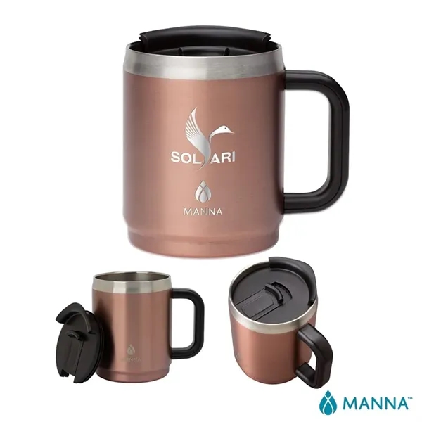 Manna™ 14 oz. Boulder Stainless Steel Camping Mug w/ Handle