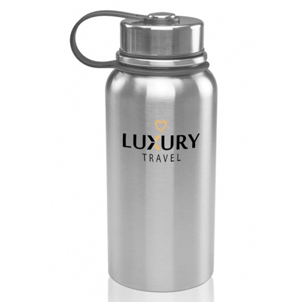 27 oz. Vacuum Stainless Steel Water Bottle - 27 oz. Vacuum Stainless Steel Water Bottle - Image 0 of 4