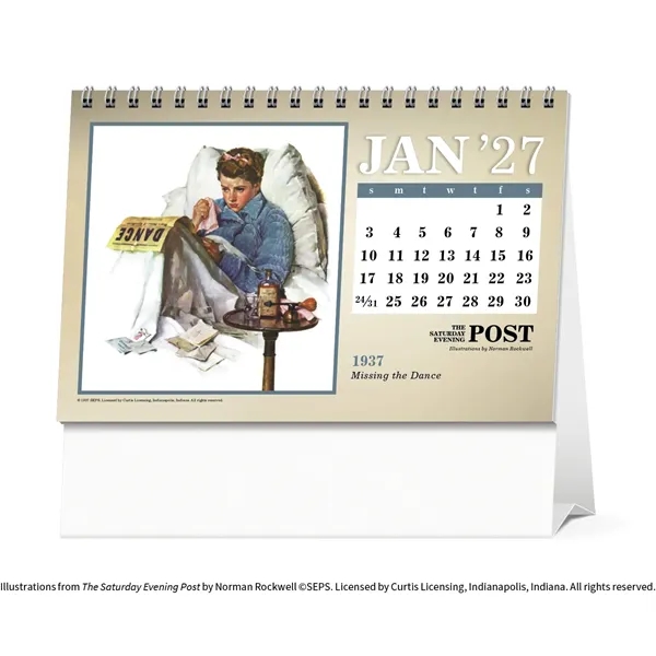 Triumph® Calendars The Saturday Evening Post Large Desk C...