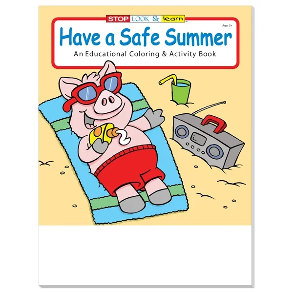 Custom Coloring Book: Have a Safe Summer